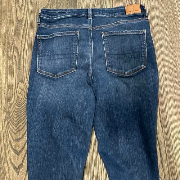 American Eagle Womens High-Rise Jegging Jeans Next Level Stretch Blue Size 12 - Picture 12 of 12